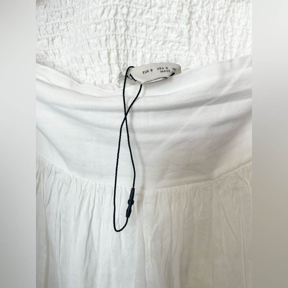 ZARA CONTRAST EMBROIDERED SKIRT ONLY ZW COLLECTION 5107/245 346/021 - Picture 4 of 8